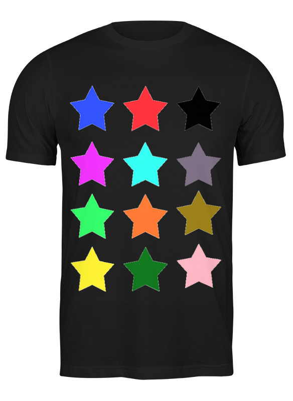printio детская футболка классическая унисекс stars on the black Printio Футболка классическая stars on the black