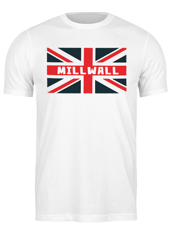 Printio Футболка классическая Millwall union jack printio футболка классическая официальная эмблема футбольного клуба тоттенхэм