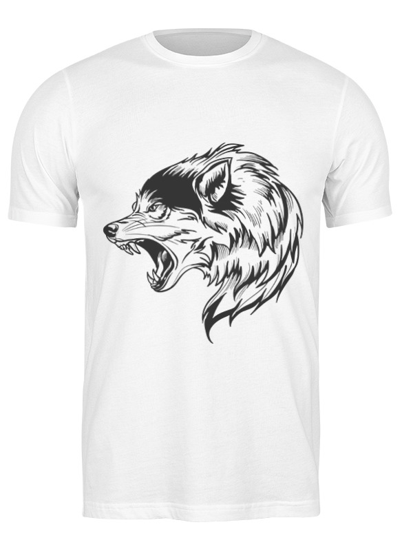 Printio Футболка классическая Волчий оскал printio футболка с полной запечаткой мужская волчий оскал