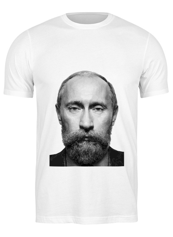 Printio Футболка классическая Путин с бородой printio сумка путин с бородой