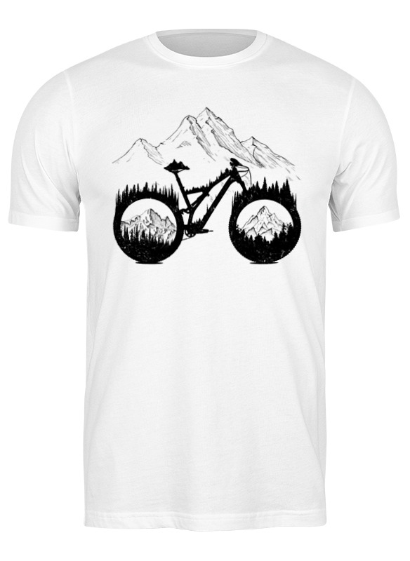 printio футболка классическая ride mtb Printio Футболка классическая Enduro mountains