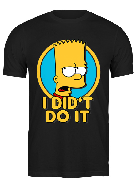 Printio Футболка классическая Барт симпсон. я этого не делал printio детская футболка классическая унисекс барт симпсон я этого не делал