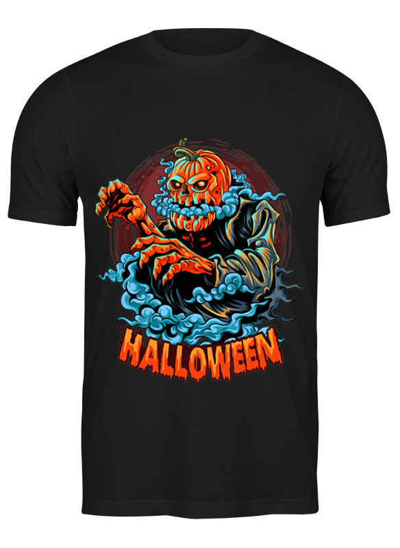 Printio Футболка классическая Halloween - зомби с дымком printio футболка классическая halloween лицо тыква зомби