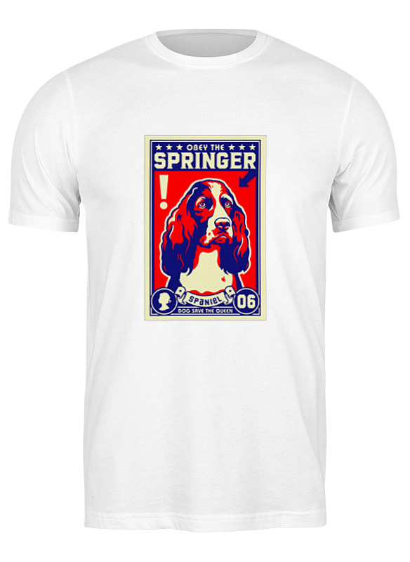 Printio Футболка классическая Собака: springer spaniel printio майка классическая собака springer spaniel