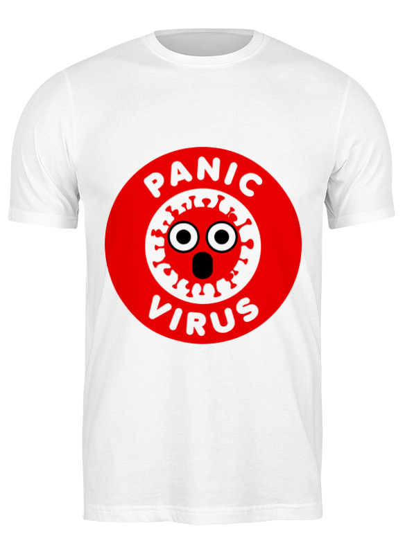 Printio Футболка классическая Паника вирус мужская футболка веселый микроб зеленый 2xl белый