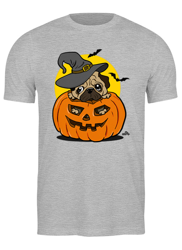 Printio Футболка классическая Мопс на хэллоуин