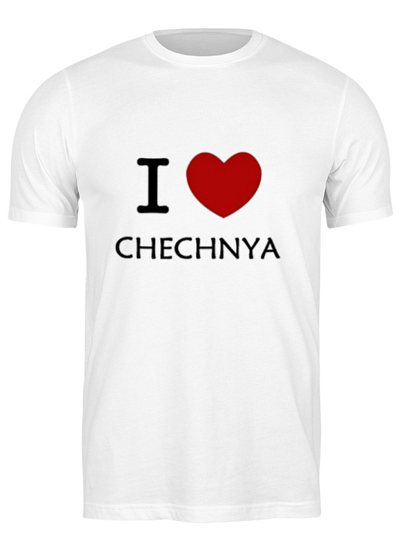 Printio Футболка классическая Футболка  i love chechnya printio футболка классическая футболка i love chechnya