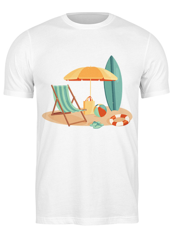 Printio Футболка классическая Пляжная мужская футболка пляжный пейзаж l белый
