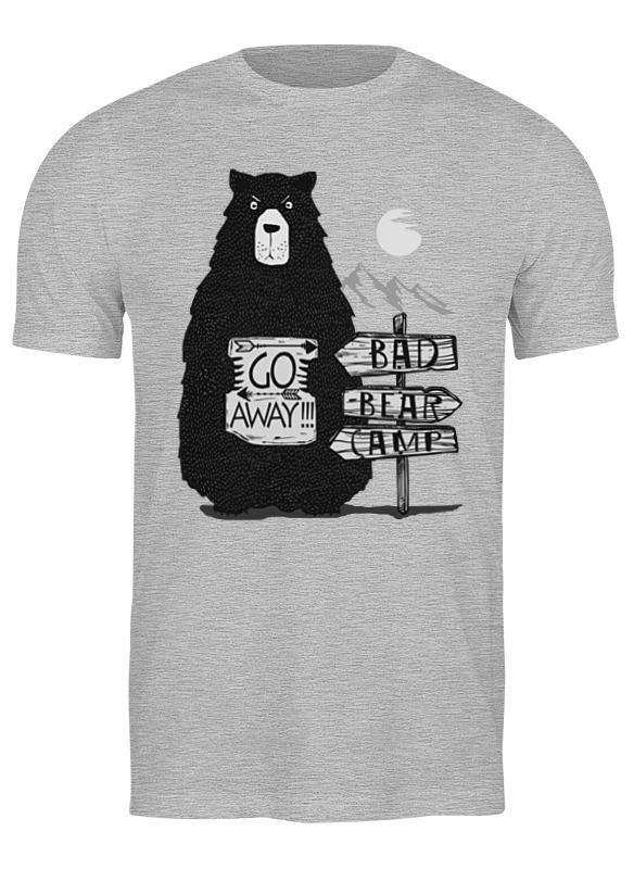printio футболка классическая bad bear samurai Printio Футболка классическая Bad bear camp