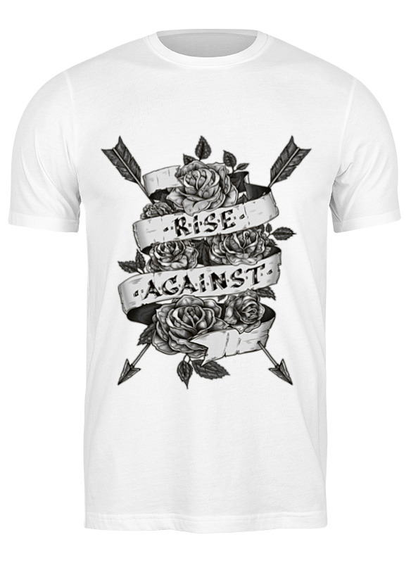 printio футболка классическая rise against logo Printio Футболка классическая Rise against