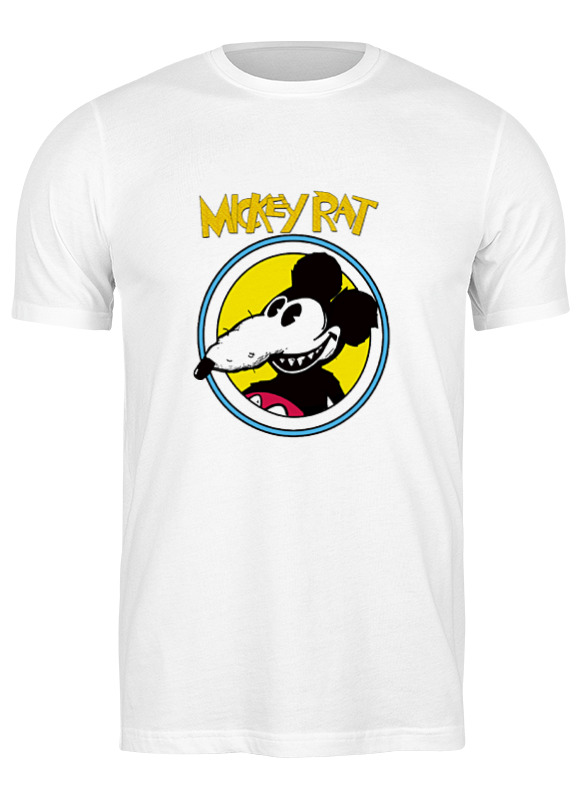 Printio Футболка классическая Mickey rat женская футболка библиотечная крыса умная xl белый