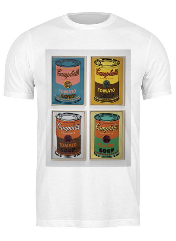 Printio Футболка классическая Банки с супом кэмпбелл (campbell’s soup cans) printio футболка wearcraft premium slim fit банки с супом кэмпбелл campbell’s soup cans