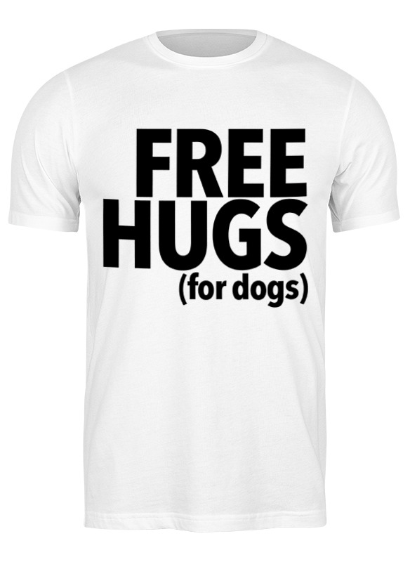 Printio Футболка классическая Обнимаю (только собак) printio футболка классическая обнимаю только собак