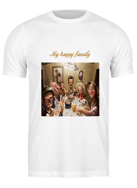Printio Футболка классическая Счастливая семья printio футболка классическая счастливая семья