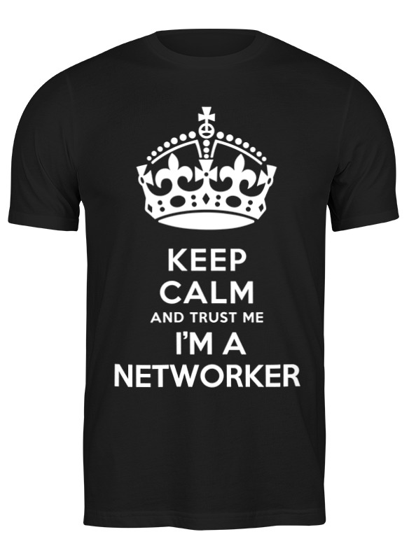 printio футболка классическая trust me i m a professional graphic designer Printio Футболка классическая Trust me, i'm a networker