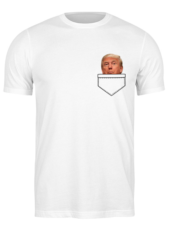 Printio Футболка классическая Карманный трамп футболка классическая nice to eat you 1907293 цвет белый пол муж качество эконом размер 2xl