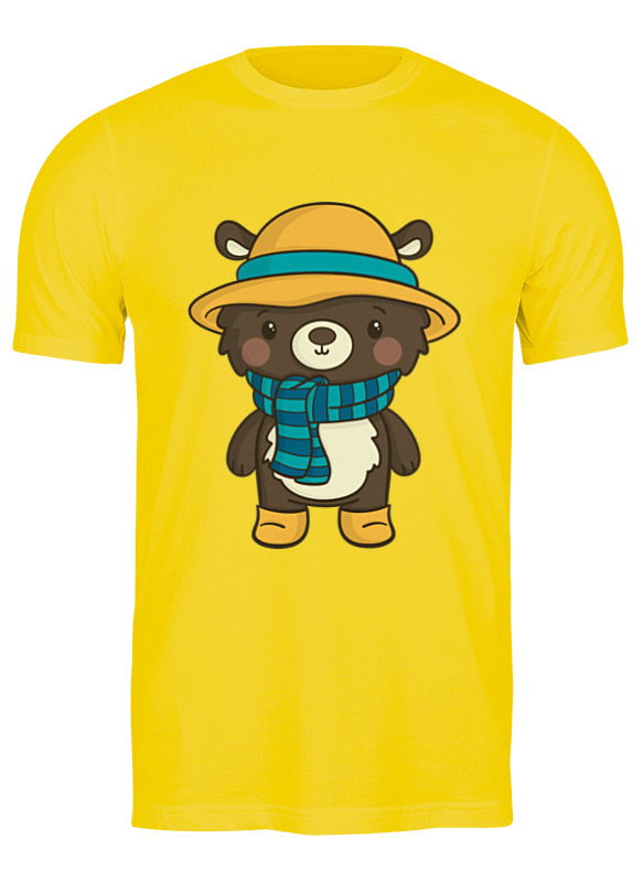 Printio Футболка классическая Тедди в шляпке printio футболка с полной запечаткой женская тедди в шляпке