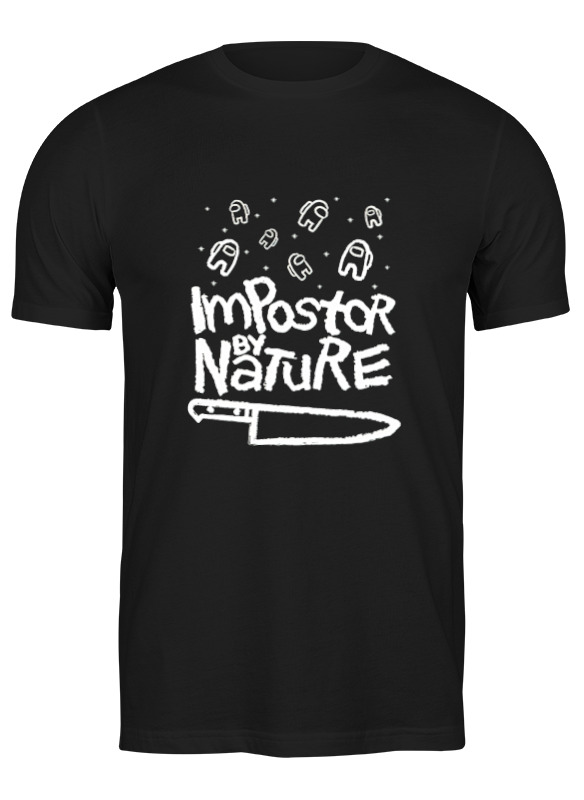 printio детская футболка классическая унисекс impostor by nature Printio Футболка классическая Impostor by nature