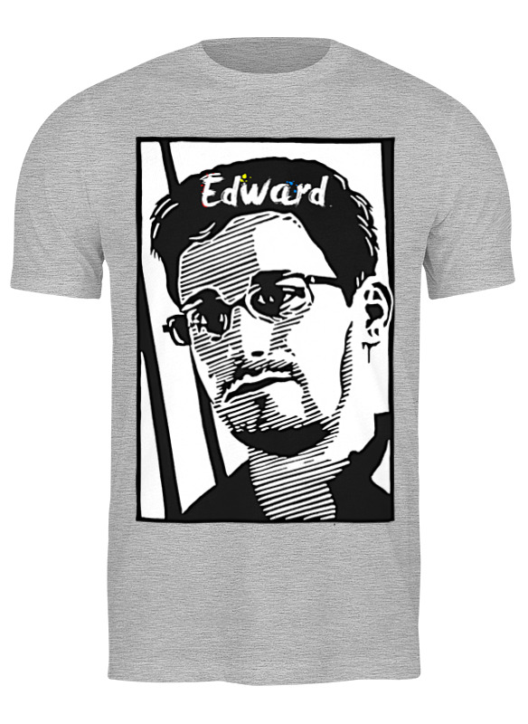 Printio Футболка классическая Edward snowden