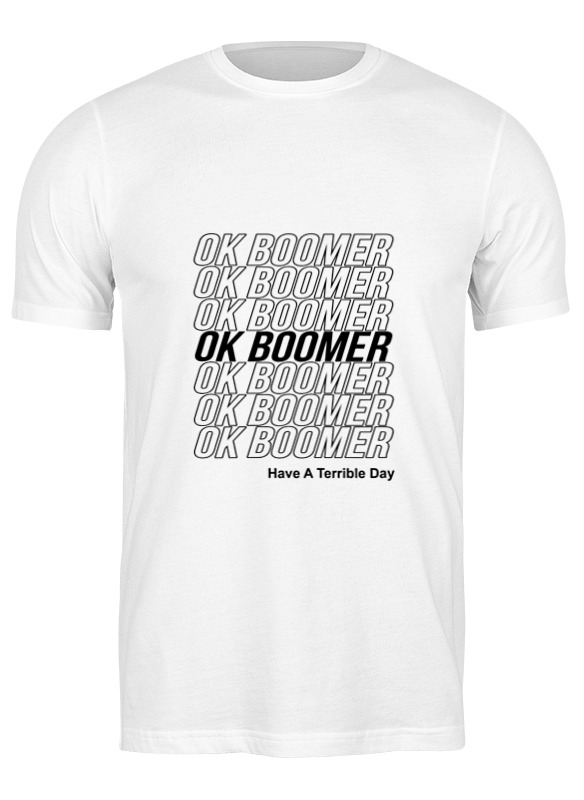 Printio Футболка классическая Ok boomer
