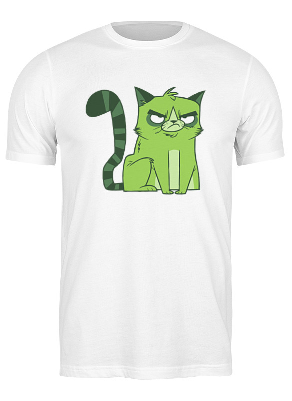 Printio Футболка классическая Сердитый котик printio футболка классическая сердитый котик новый год
