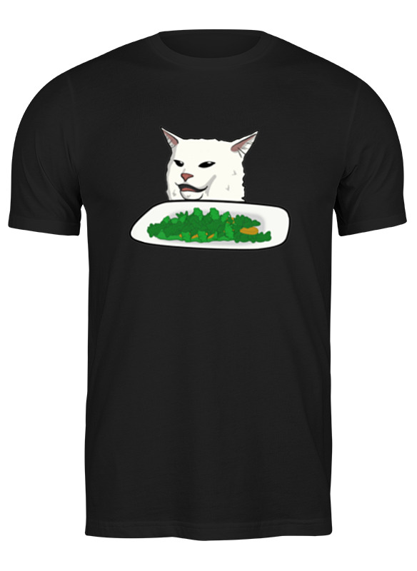 Printio Футболка классическая Озадаченный кот printio футболка классическая озадаченный джо