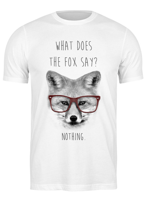 Printio Футболка классическая Лиса в очках