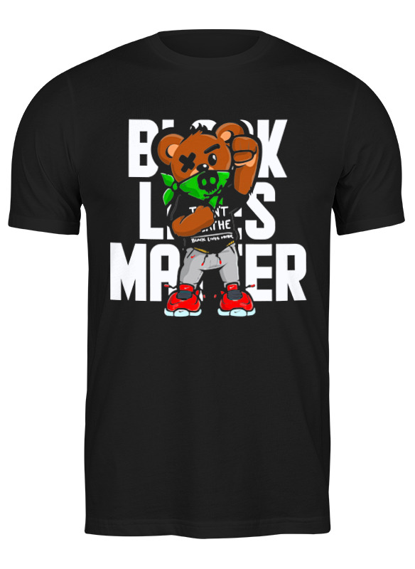 Printio Футболка классическая ✱ black lives matter bear ✱ printio детская футболка классическая унисекс ✱ black lives matter bear ✱