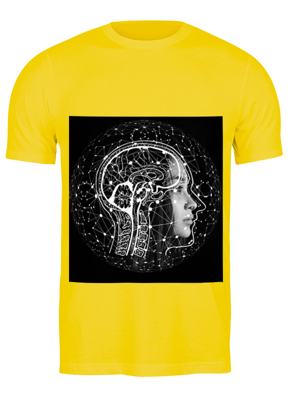 Printio Футболка классическая Нейро чб printio футболка с полной запечаткой мужская нейро чб