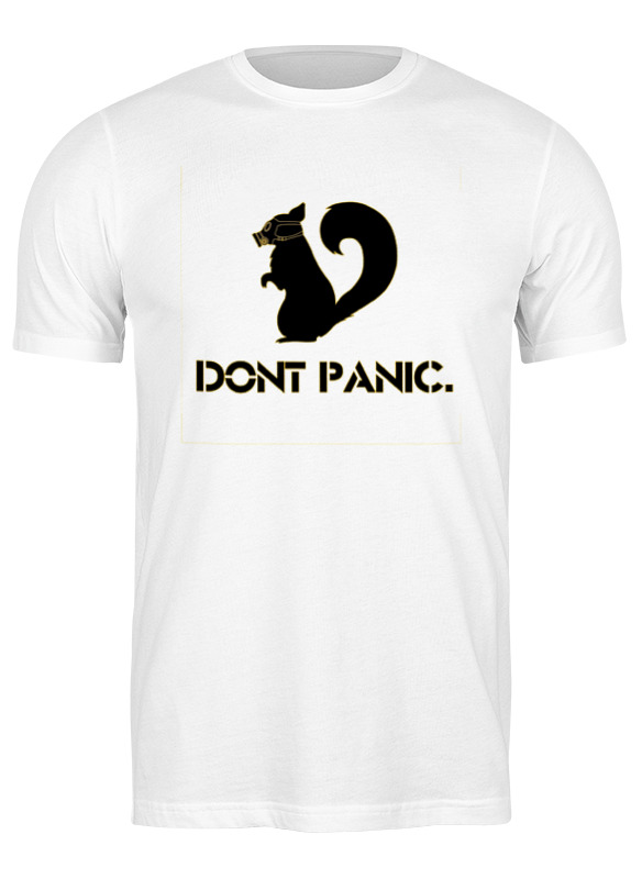 Printio Футболка классическая Dont panic printio футболка оверсайз panic panic