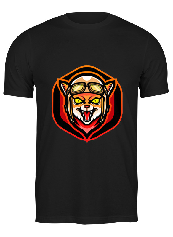 Printio Футболка классическая Котик пилот