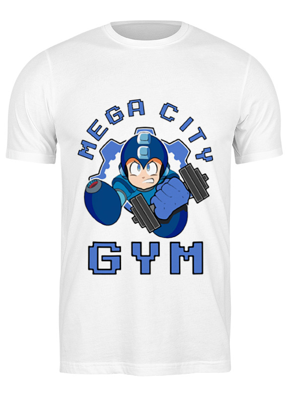 Printio Футболка классическая Mega man gym