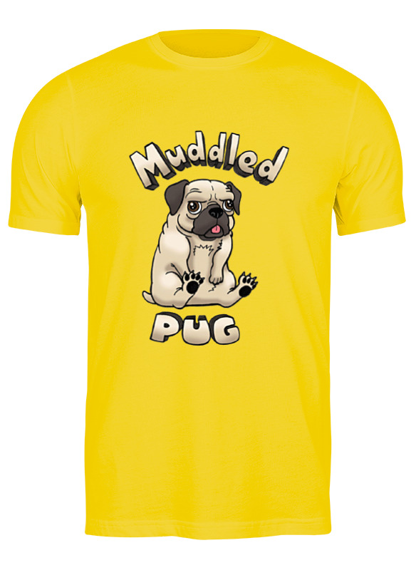 Printio Футболка классическая Muddled pug printio детская футболка классическая унисекс muddled pug