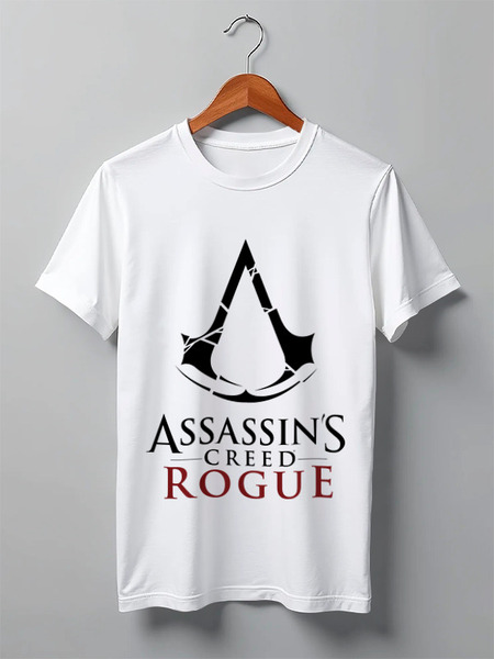 Заказать мужскую футболку в Москве. Футболка классическая Assassin’s Creed  от weeert - готовые дизайны и нанесение принтов.
