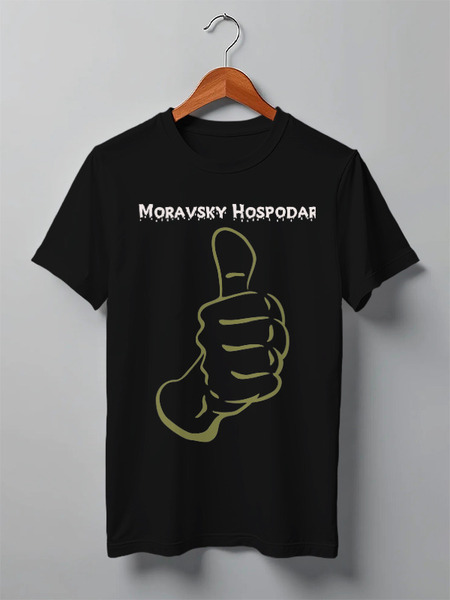 Заказать мужскую футболку в Москве. Футболка классическая Пивоварня  «Moravsky Hospodar». от Lev Kiirin - готовые дизайны и нанесение принтов.