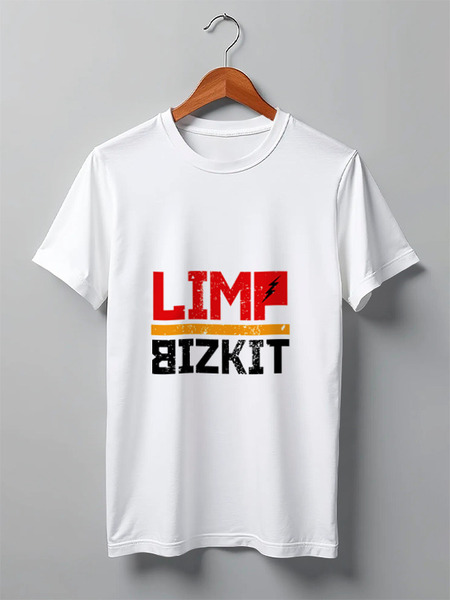 Заказать мужскую футболку в Москве. Футболка классическая Limp Bizkit от BURNSHIRTS - готовые дизайны и нанесение принтов.