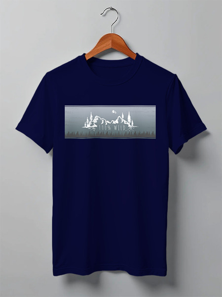 Заказать мужскую футболку в Москве. Футболка классическая Mountain Bike от oneredfoxstore@gmail.com - готовые дизайны и нанесение принтов.