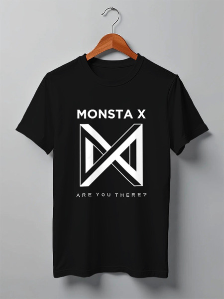 Заказать мужскую футболку в Москве. Футболка классическая Monsta X от geekbox - готовые дизайны и нанесение принтов.