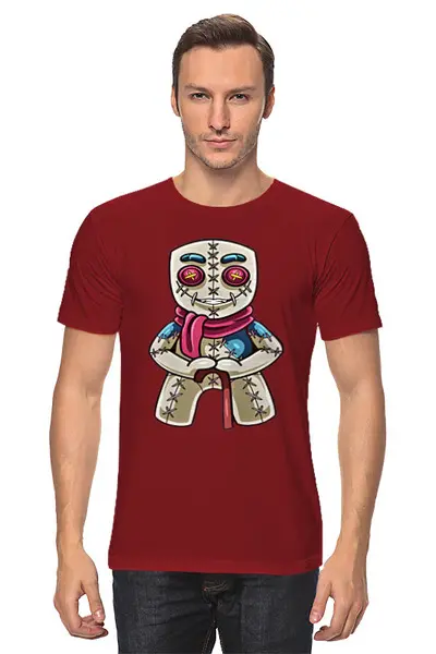 Заказать мужскую футболку в Москве. Футболка классическая Вуду  от T-shirt print  - готовые дизайны и нанесение принтов.