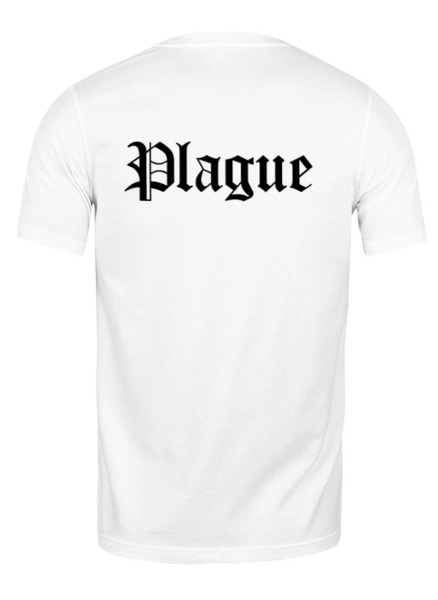 Заказать мужскую футболку в Москве. Футболка классическая Plague от Дмитрий Некраш - готовые дизайны и нанесение принтов.