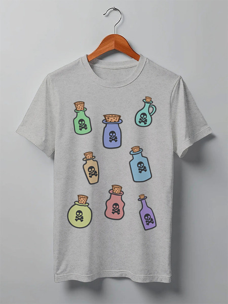 Заказать мужскую футболку в Москве. Футболка классическая Magic от oneredfoxstore@gmail.com - готовые дизайны и нанесение принтов.