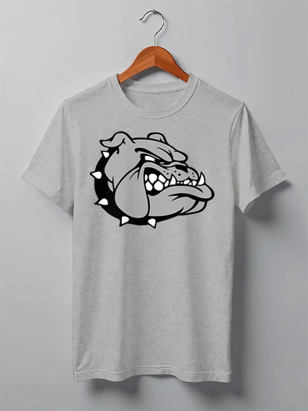 Заказать мужскую футболку в Москве. Футболка классическая Spike Bulldog от Combat Wear - готовые дизайны и нанесение принтов.