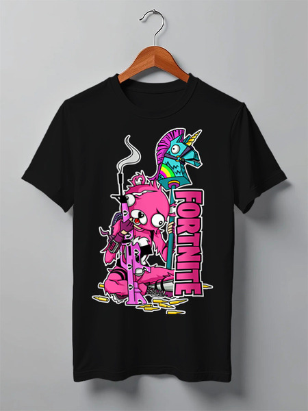 Заказать мужскую футболку в Москве. Футболка классическая Fortnite, Cuddle Team Leader от geekbox - готовые дизайны и нанесение принтов.