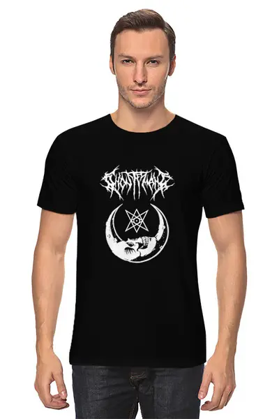 Заказать мужскую футболку в Москве. Футболка классическая Ghostemane от geekbox - готовые дизайны и нанесение принтов.