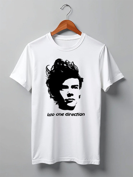 Заказать мужскую футболку в Москве. Футболка классическая One Direction от cherdantcev - готовые дизайны и нанесение принтов.