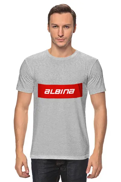 Заказать мужскую футболку в Москве. Футболка классическая Albina от THE_NISE  - готовые дизайны и нанесение принтов.