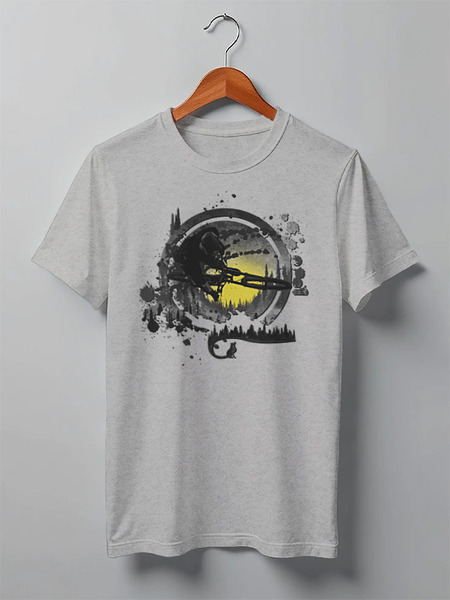 Заказать мужскую футболку в Москве. Футболка классическая Forest Fox от oneredfoxstore@gmail.com - готовые дизайны и нанесение принтов.