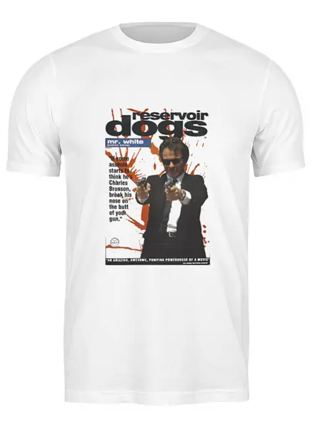 Заказать мужскую футболку в Москве. Футболка классическая Reservoir Dogs от KinoArt - готовые дизайны и нанесение принтов.