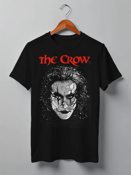 Заказать мужскую футболку в Москве. Футболка классическая The Crow от Leichenwagen - готовые дизайны и нанесение принтов.