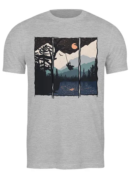 Заказать мужскую футболку в Москве. Футболка классическая Bungee от oneredfoxstore@gmail.com - готовые дизайны и нанесение принтов.